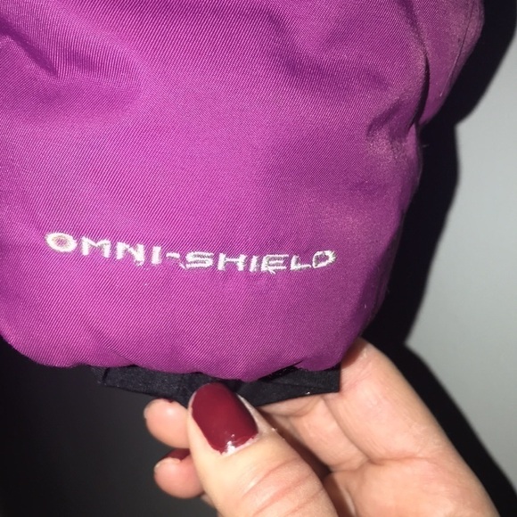 Columbia Puffer Jacket Deep Grape Size XS - Picture 4 of 8